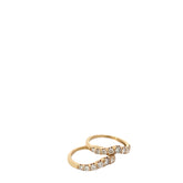 14k Yellow Gold .50ct F VS2 Round Diamond Curved Wedding Band